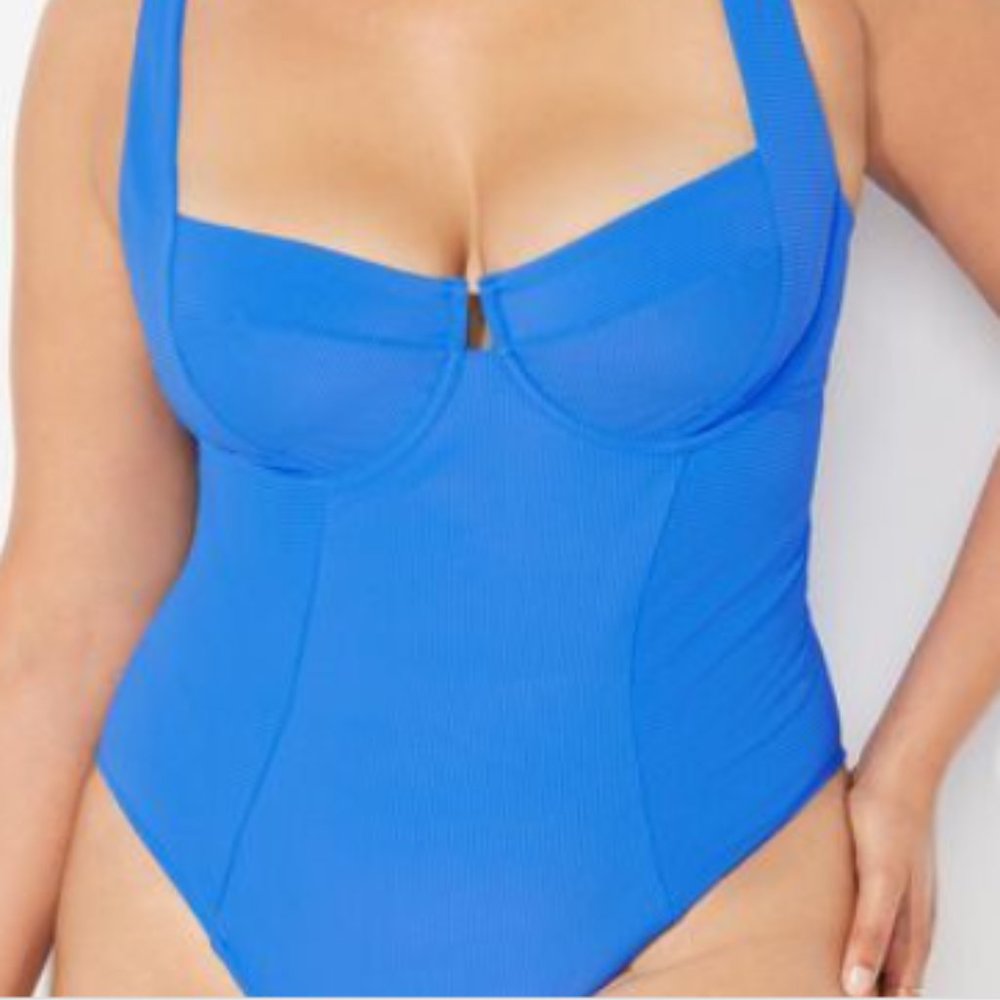 Camille Kostek She's Iconic Underwire One Piece Swimsuit